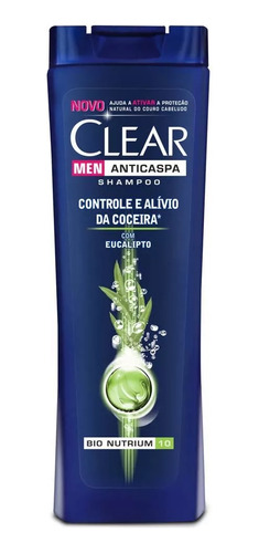 Shampoo Clear Men Anticaspa Controle Da Coceira 200ml