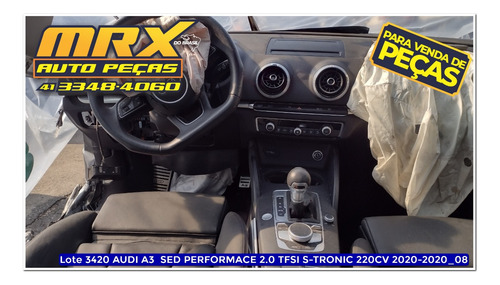 Sucata Audi A3 Sed Perfom 2.0 Tfsi S-tronic 220cv 2020 Pecas