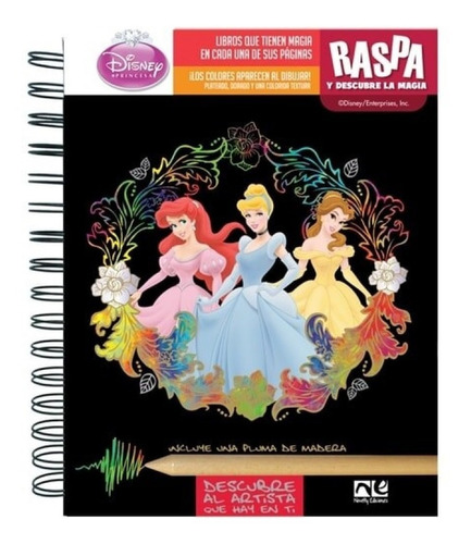 Libro Actividades Raspa Y Descubre Niña Disney Princesas