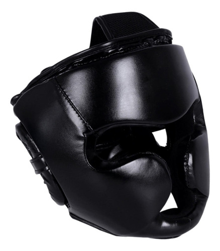 . Casco Boxeo Sparring Headgear Sparring Karate Negro S