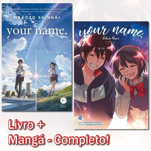 Your Name - (Completo Volume Único) - Mangá novo lacrado em