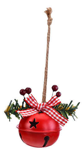 Campana De Navidad Campanas De Metal De Campana Redonda Roja