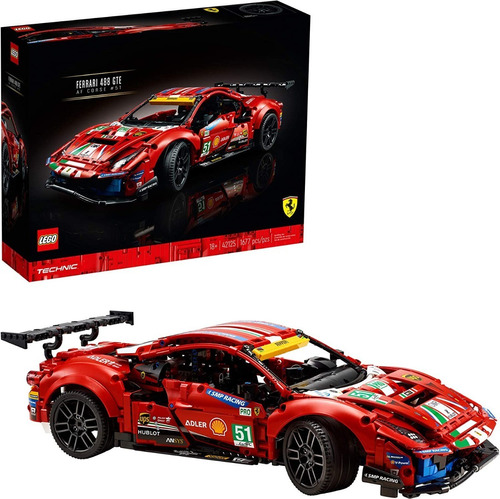 Kit Lego Technic Ferrari 488 Gte Af Corse #51 42125