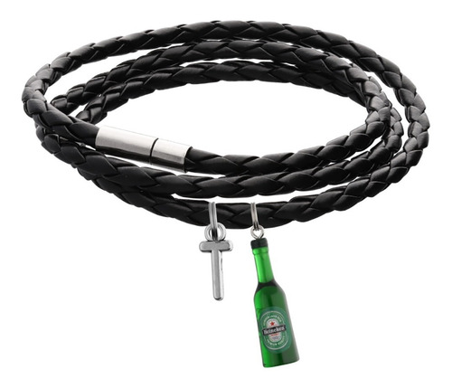 Pulsera Botella Cerveza Brazalete Dije Heineken Letra Regalo