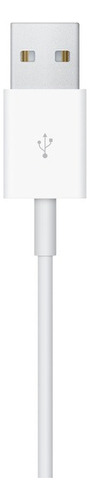 Cable de carga compatible con Apple Watch Series 2, 3, 4, 5, color blanco