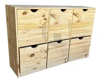 Comprar Juguetero Organizador 120x80 Todo Cajon Cubos Madera Ruedas 