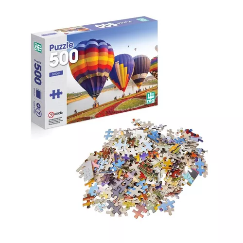 Quebra Cabeca Puzzle 500 Pecas Tailandia Baloes +7 Anos Nig – Papelaria  Pigmeu