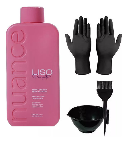 Liso Perfeito Escova Progressiva Orgânica 1 L - Nuance