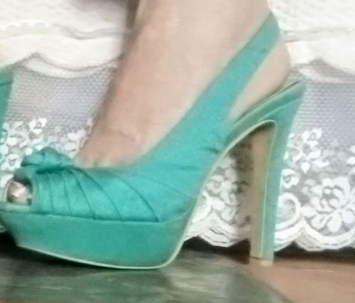 Zapatos Tacón Alto Y Plataforma. Poco Uso. Muy Buen Estado (Usado)