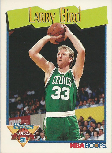 Barajita Larry Bird Mileston Hoops 1991 #314 Celtics Boston