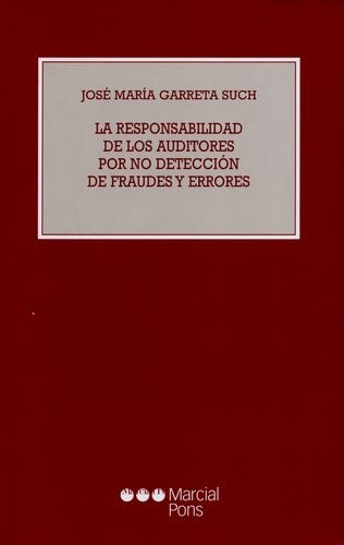 Libro Responsabilidad De Los Auditores Por No Detección De