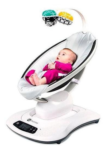 Imagem 3 de 3 de Cadeira De Descanso Mamaroo 4.0 Cinza Clássica 4moms