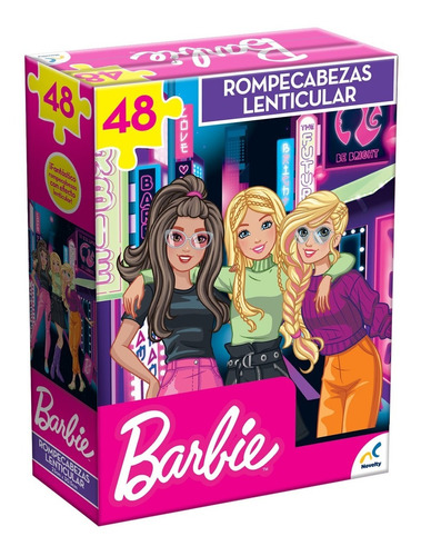 Rompecabezas Especial Lenticular Barbie, Caja Cartón