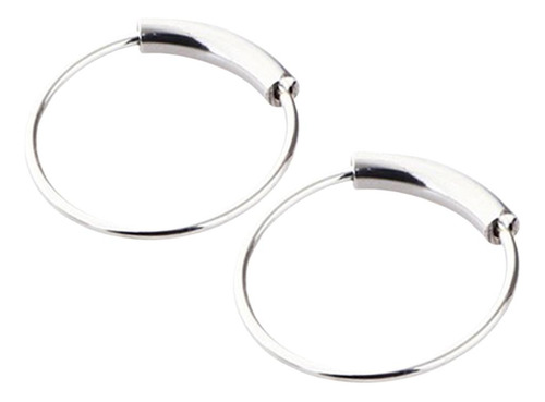 3 Joyería De Piercing De Nariz 10 Mm De Plata