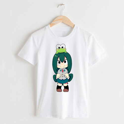 Remera Tsuyu Asui - Talles Especiales Niños My Hero Academia