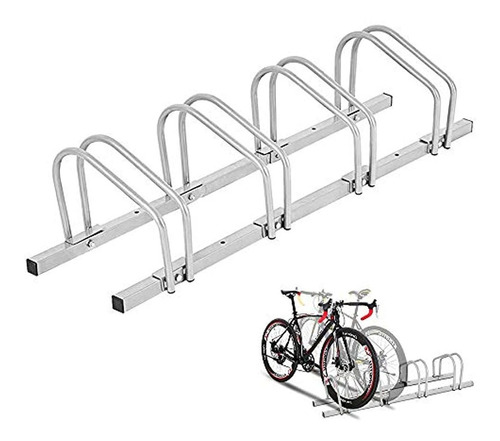 Bicicleteros Soporte De Almacenamiento Para 4 Bicicletas