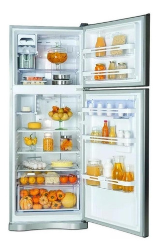 Heladera no frost Electrolux DXW51 acero inoxidable con freezer 441L 220V