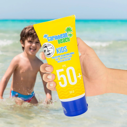Protector Solar Para Niños, Crema Corporal Y Shampoo Frutal