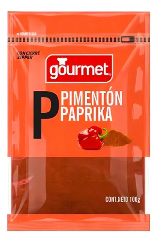 comprar Pimenton Paprika Gourmet Envase Zipper 100 G