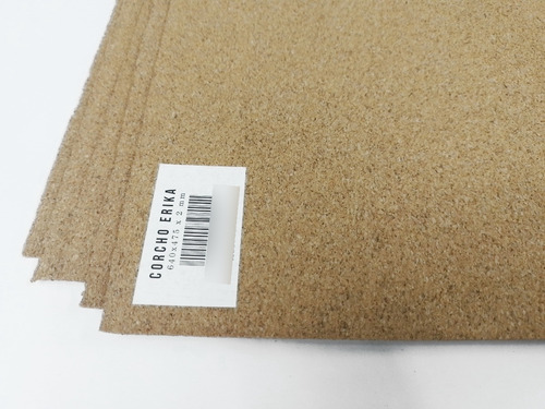 Plancha De Corcho 47,5 X 64 Cm 2 Mm X 5 Unidades