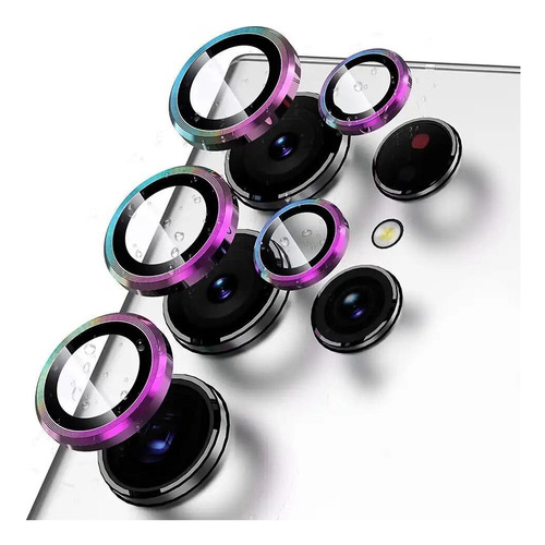 Protector De Lentes Camara Para Samsung S24 Ultra-multicolor
