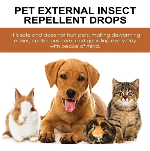 Gotas Antipulgas Para Perros Y Gatos Yegbong 30ml