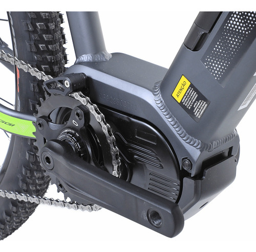 Bicicleta Eletrica Oggi Bw 8.2 10v Shimano Cues Aro 29 2024 Cor Cinza/verde