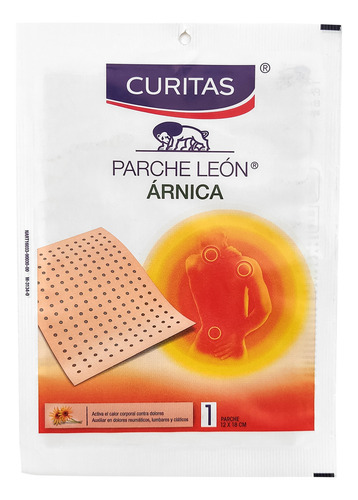 Parche León Árnica Tópico Curitas 1 Parche De 12x18cm C/u