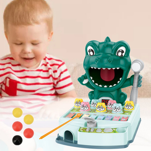 Imagen 6 de 9 de Hamster Juego Aprendiendo Juguetes Dinosaurio Verde