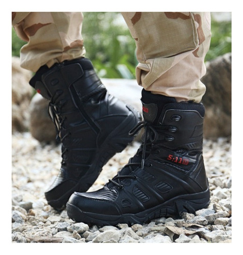 Nuevas Botas Militares Safari Tácticas De Caña Alta For