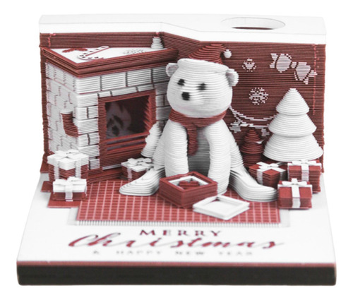 Calendario De Escritorio Time Piece Oso De Navidad