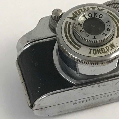 Rara Mini Câmera Fotográfica Toko P.w Mighty Japão Anos 40