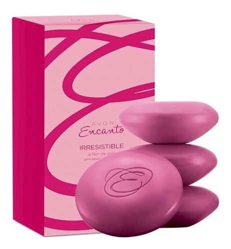 Jabon En Barra Encanto Irresistible X4 Unidades 80g Avon