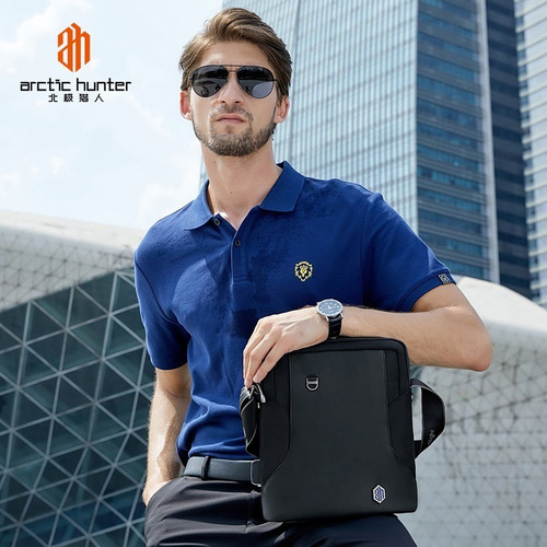 Imagen 7 de 7 de Morral Bolso Hombre Arctic Hunter Tablet iPad Bandolera
