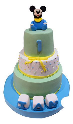 Torta Mickey Bebe - Ideal Para Cumpleaños - 1er Añito!