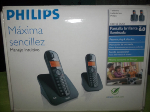 Telefono Philips  Inalambrico Duo Varios #80 Loligo