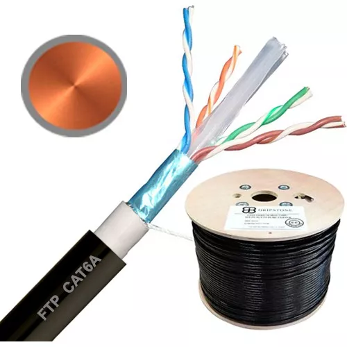 Cable FTP Cat 6 NEXXT 305m 4 Pares Blindado Exterior