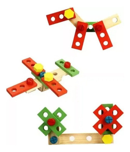Juego De Simulación De Caja De Herramientas Madera Niños