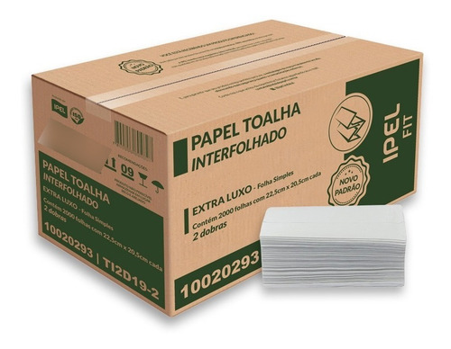 Imagen 1 de 4 de Toalla Interfoliada Doble Hoja, 8 Paquetes X 250 Und