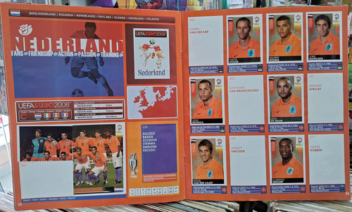 Livro Ilustrado Álbum Uefa Euro 2008 Austria Panini Incomple (Usado)