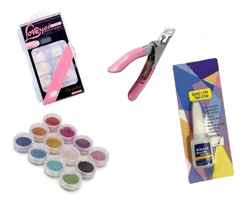 Kit Tips Uñas Acrilicas, Gel Y Mas