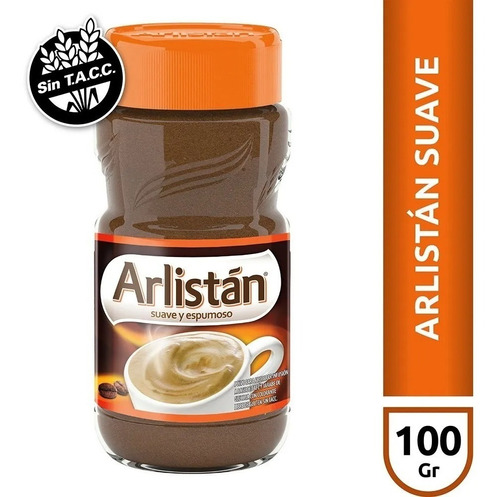 Arlistán Cafe Instantaneo 100 Gr 12 Unidades Oferta Sin Tacc