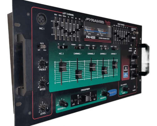 Mezclador Stereo Pyramid Studio Pro Pm4001 4 Channel Mix Equ (Usado)
