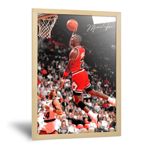 Cuadros Jordan Michael Camisetas Chicago Bulls Basquet 20x30