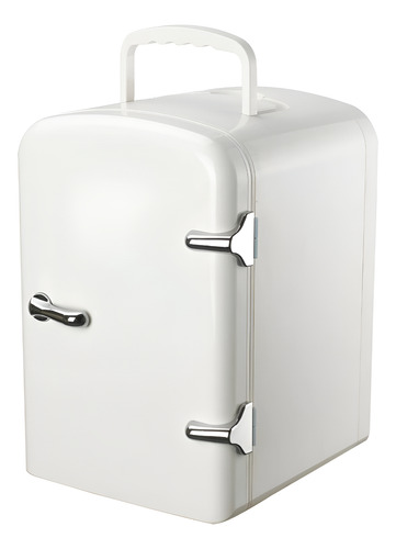 Mini Refri-calentador Personal Para Snacks Y Maquillaje 9 L Blanco/rosa