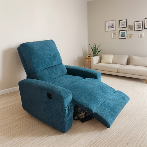 Reclinable Eléctrico Ares Turquesa Jaspeada