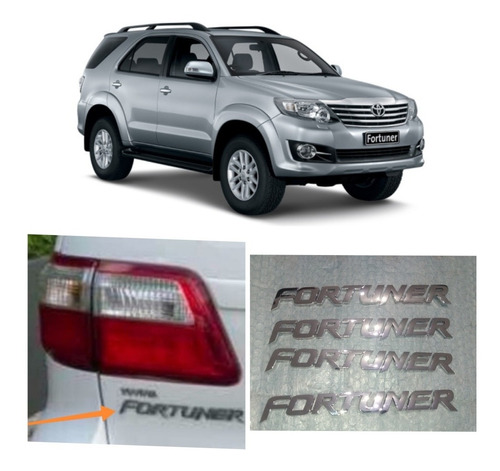 Emblema Letras Fortuner Toyota Fortuner