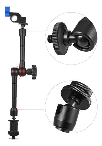 Adaptador Para Jaula De Fricción Ajustable Con Brazo De Luz