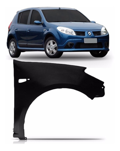 Paralama Renault Sandero 2008 2009 2010 2011 2012 2013 Ld