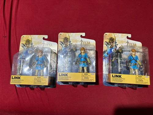 Figura De Acción De The Legend Of Zelda Breath Pack 3 